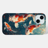 鮮やかな鯉の泳ぎ Case-Mate iPhoneケース (裏面 (横))