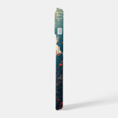 鮮やかな鯉の泳ぎ iPhone 15ケース (左側面)