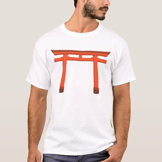 鮮やかな鳥居 Tシャツ (正面)