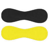 鮮やかな黄色と黒のカスタムソフトボール ソフトボール (パネル)