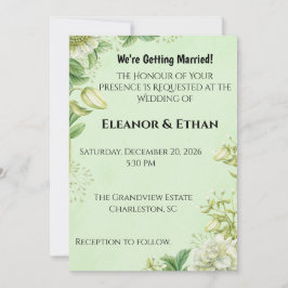 鮮やかな黄色のチューリップとラナンキュラス フォーマル ウェディング I