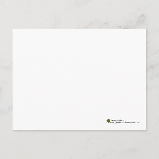 鮮やかな黄色のトゲトゲダリアの写真で「あなたのことを想って」 ポストカード (裏面)