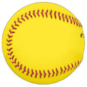 鮮やかな黄色 ソフトボール (正面左)