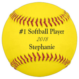 鮮やかな黄色 ソフトボール