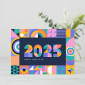 鮮やかな2025年新年 シーズンカード (スタンド正面)