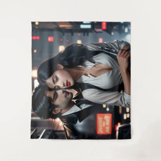 鮮やかな3Dカラフルデジタルアートタペストリー大型 タペストリー