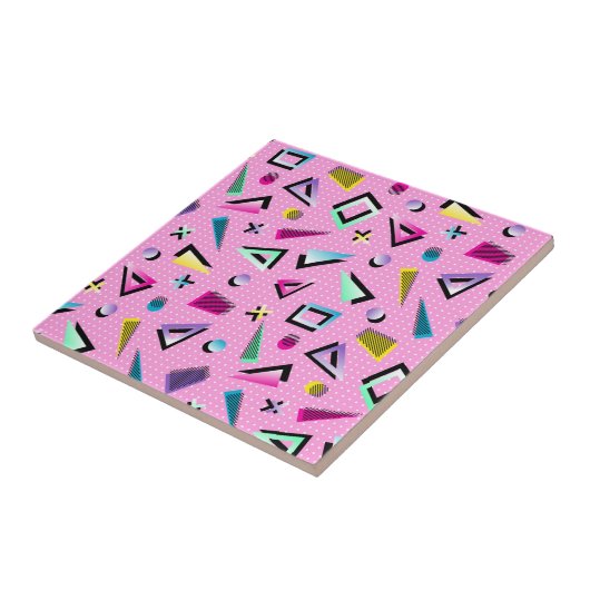 鮮やかな80年代 タイル (側面)