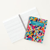 鮮やかな カラフルな 様々な スポーツ用品が 学校に帰ってきた。 ノートブック (内部)