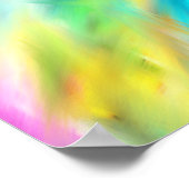 鮮やかなFinder抽象芸術555 ポスター (角)