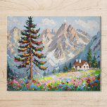 鮮やかの山絵を描の山のワイルドフラワーキャビンアート ジグソーパズル<br><div class="desc">自然の美しいを山小屋に囲まれ鮮やかた山のパズルを持つジグソーの花で仕上げる。パズル愛好家に最適な作品素晴らしで、荒野の静けさを捉えながらおもしろいとくつろぎの時間を提供する。あらゆる自然愛好家に最適！</div>