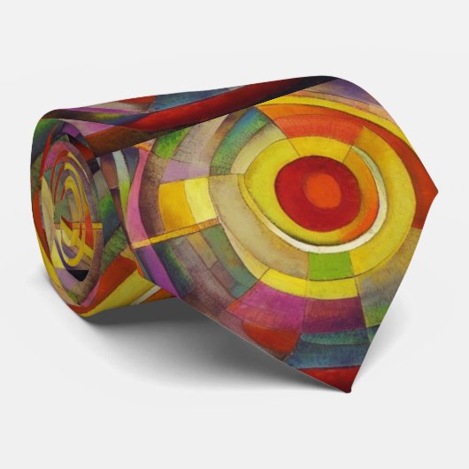 鮮やからせん状:アクリル絵画コンセプトアート ネクタイ (ロール)