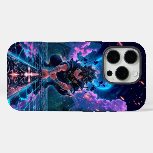 鮮やかアニメ電話ケ表現ースオタクスタイル Case-Mate iPhoneケース (裏面 (横))