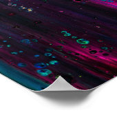 鮮やかアルコール絵画プリント ポスター (角)