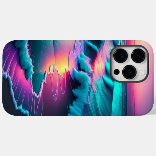 鮮やかインスパイアiPhoneカバー保護: Case-Mate iPhoneケース (裏面 (横))