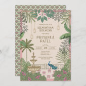 鮮やかエレガントインディアン 招待状 (正面/裏面)