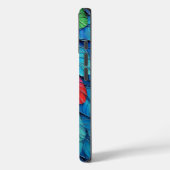 鮮やかオウム翼の電話箱 Case-Mate iPhoneケース (裏面 / 左)