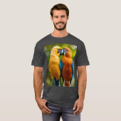 鮮やかオウムTシャツ Tシャツ (正面フル)