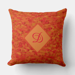鮮やかオレンジ中世紀ボモダンホヴィンテージ クッション