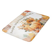 鮮やかカスタムパンプキン秋秋 バスマット (アングル)