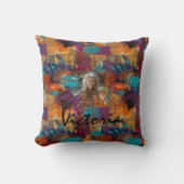鮮やかカスタム数々の抽象芸術 クッション (正面)