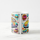 「鮮やかカブトムシ」 コーヒーマグカップ (中央)