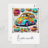 「鮮やかカブトムシ」 ポストカード (正面/裏面)