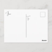 「鮮やかカブトムシ」 ポストカード (裏面)