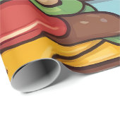 鮮やかカラフルかわいい ラッピングペーパー (ロールコーナー)