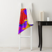 鮮やかカラフルな抽象化パターン シェルパブランケット (インサイチュ)