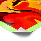 鮮やかカラフルな抽象化パターン ポスター (コーナー)