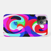 鮮やかカラフルな抽象化パターン Case-Mate iPhoneケース (裏面(横))