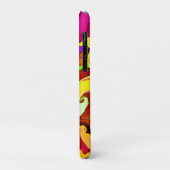 鮮やかカラフルな抽象化パターン Case-Mate iPhoneケース (裏面/左)