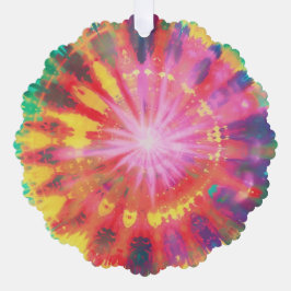 鮮やかカラフルタイ染色#1 オーナメントカード