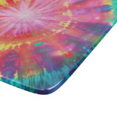 鮮やかカラフルタイ染色#1 カッティングボード (角)