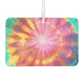 鮮やかカラフルタイ染色#1 カーエアーフレッシュナー (裏面)