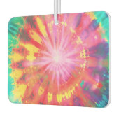 鮮やかカラフルタイ染色#1 カーエアーフレッシュナー (左)