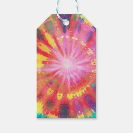 鮮やかカラフルタイ染色#1 ギフトタグ