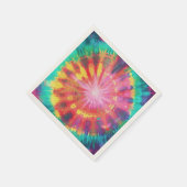 鮮やかカラフルタイ染色#1 スタンダードカクテルナプキン (角)