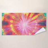 鮮やかカラフルタイ染色#1 バスタオル (バスタオル)