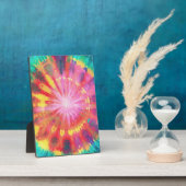 鮮やかカラフルタイ染色#1 フォトプラーク (側面)