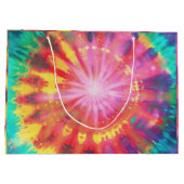 鮮やかカラフルタイ染色#1 ラージペーパーバッグ (裏面)