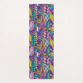 鮮やかカラフルパターン（の模様が）ある自然 ヨガマット (裏面)