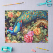 鮮やかカラフルフローラ 薄葉紙 (クラフト)