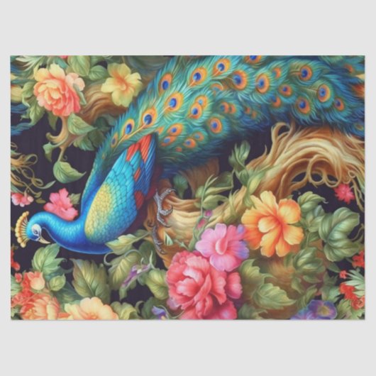 鮮やかカラフルフローラ 薄葉紙 (正面)