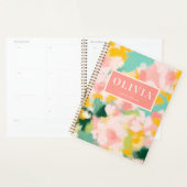 鮮やかカラフル抽象芸術デザイン プランナー手帳 (ディスプレー)