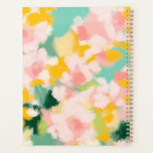 鮮やかカラフル抽象芸術デザイン プランナー手帳 (裏面)