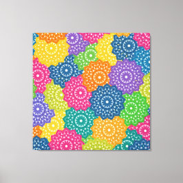 鮮やかカラフル抽象芸術 キャンバスプリント