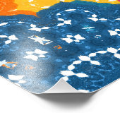 鮮やかカラフル抽象芸術 フォトプリント            (角)