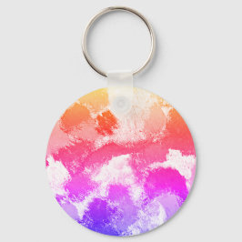 鮮やかカラフル数々の色の結び キーホルダー