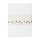 鮮やかカラフル野モダン花結婚病 招待状ベリーバンド (裏面例)